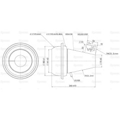 Dysza - 6'' (150mm) 