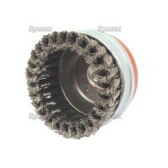 Twist Knot Cup Wire Brush 95mm