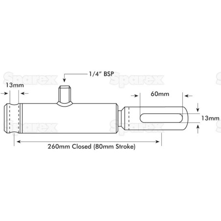 Uniwersalny cylinder hamulcowy przyczepy - Cylinder20mm