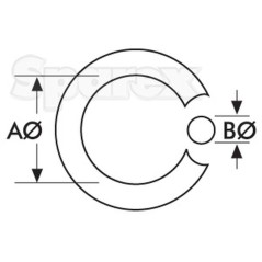 Uszczelnienie typu O'Ring 1.5 x 6mm 70 Shore 