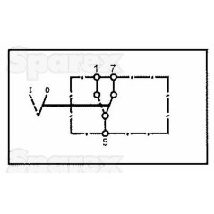 Włącznik - Dipped Beam, 2 Polozenie (Na/Od) 