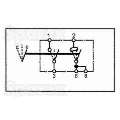 Włącznik - Main Beam, 3 Polozenie (Od/1/2) 
