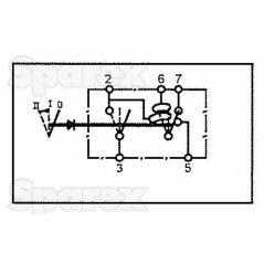 Włącznik - Wiper Washer, 3 Polozenie (Wył./1/(2)) 