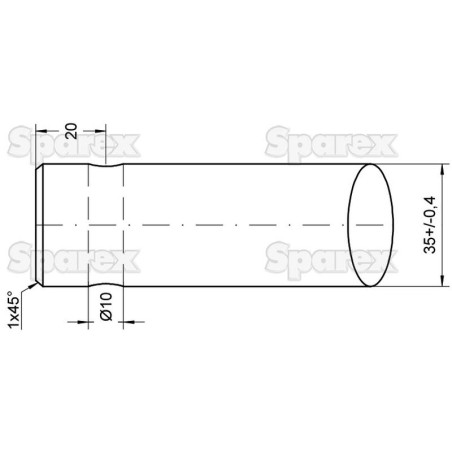 Ząb ładowacza - Zakrzywiony 643mm, (Gwiazda) Zastępuje: DG035