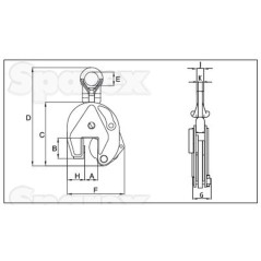 Zacisk do podnoszenia - Vertical Lifting 